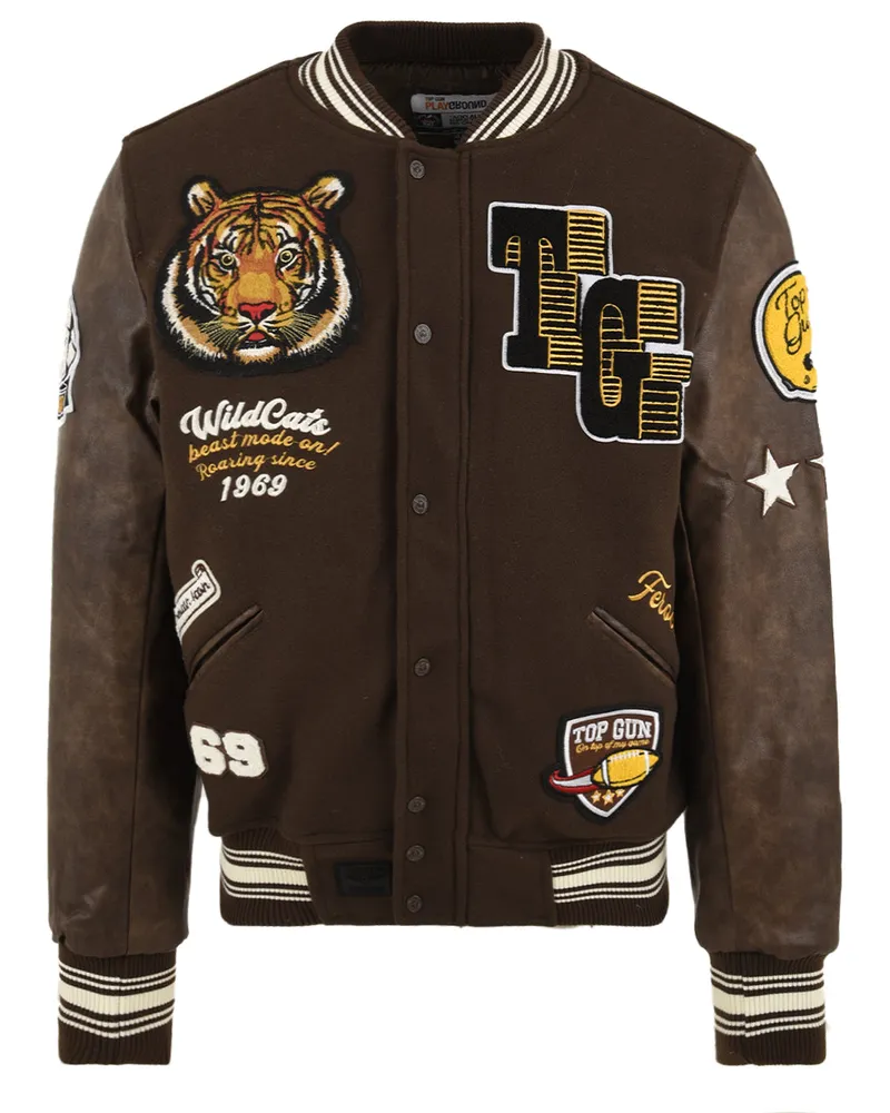 Top Gun Top -Pistolen -Schichten braun Brown