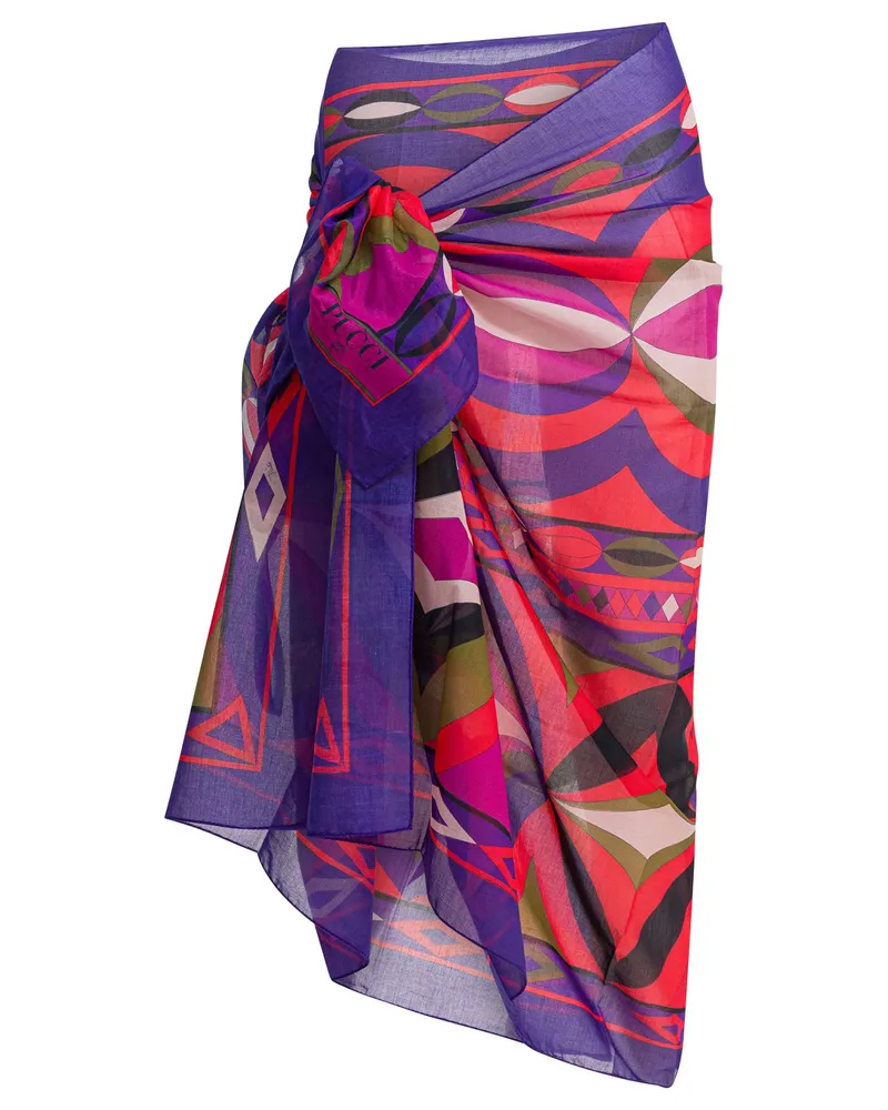 Emilio Pucci Collane“ Pareo Purple