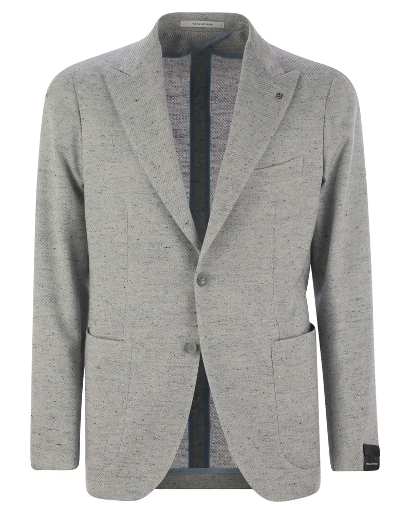 Tagliatore Baumwoll-, Seide- und Stretch -Wolljacke Light