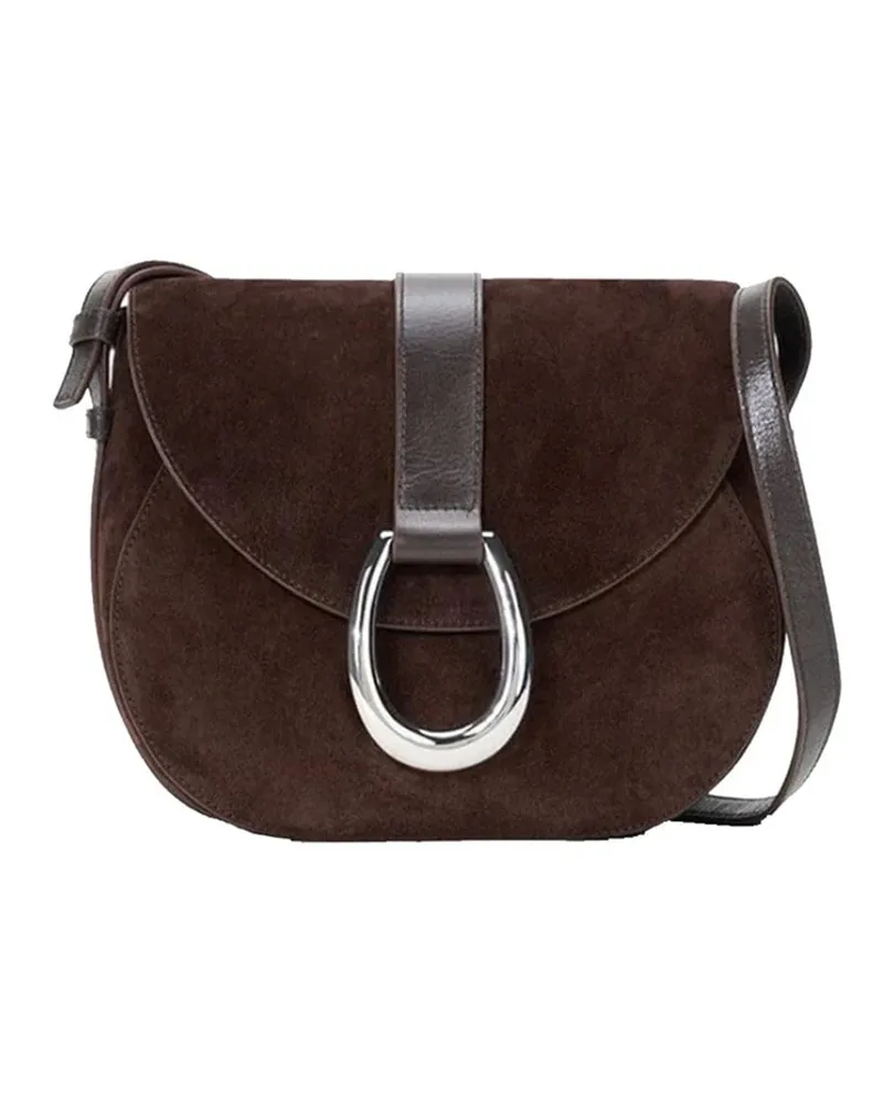 STAUD Bella Truffle Wildleder Umhängetasche Truf