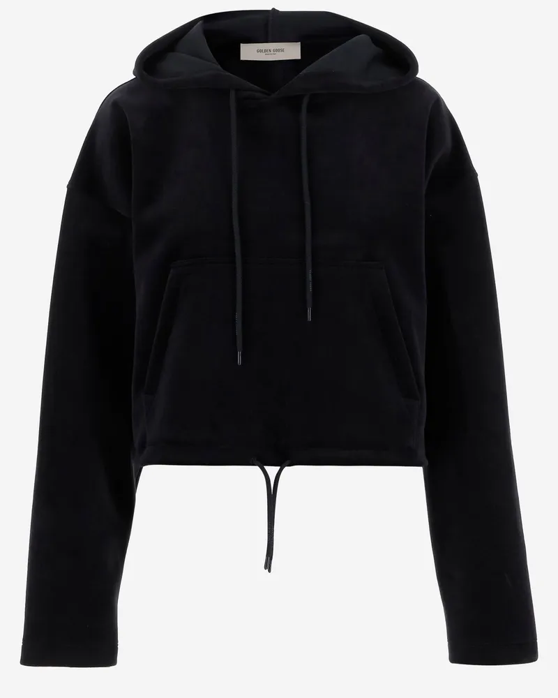 Golden Goose Goldener Gänse Sky Captain Hoodie Black