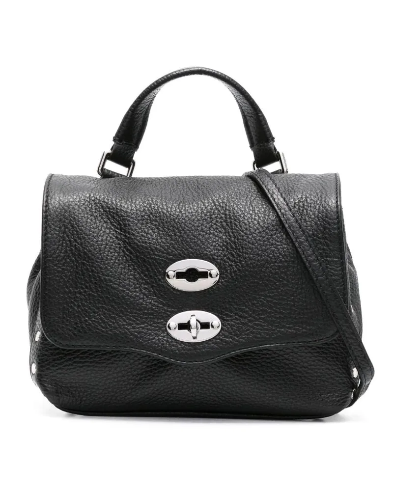 Zanellato Postina Daily Baby-Lederhandtasche Black