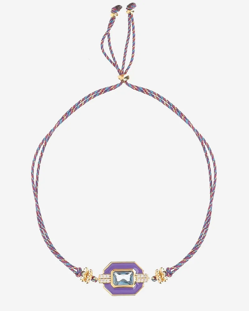 MYA BAY Lila Art-Deco-Armband Purple