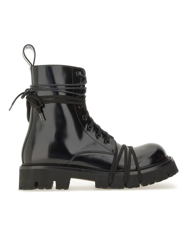 Moschino Schnürstiefel Black