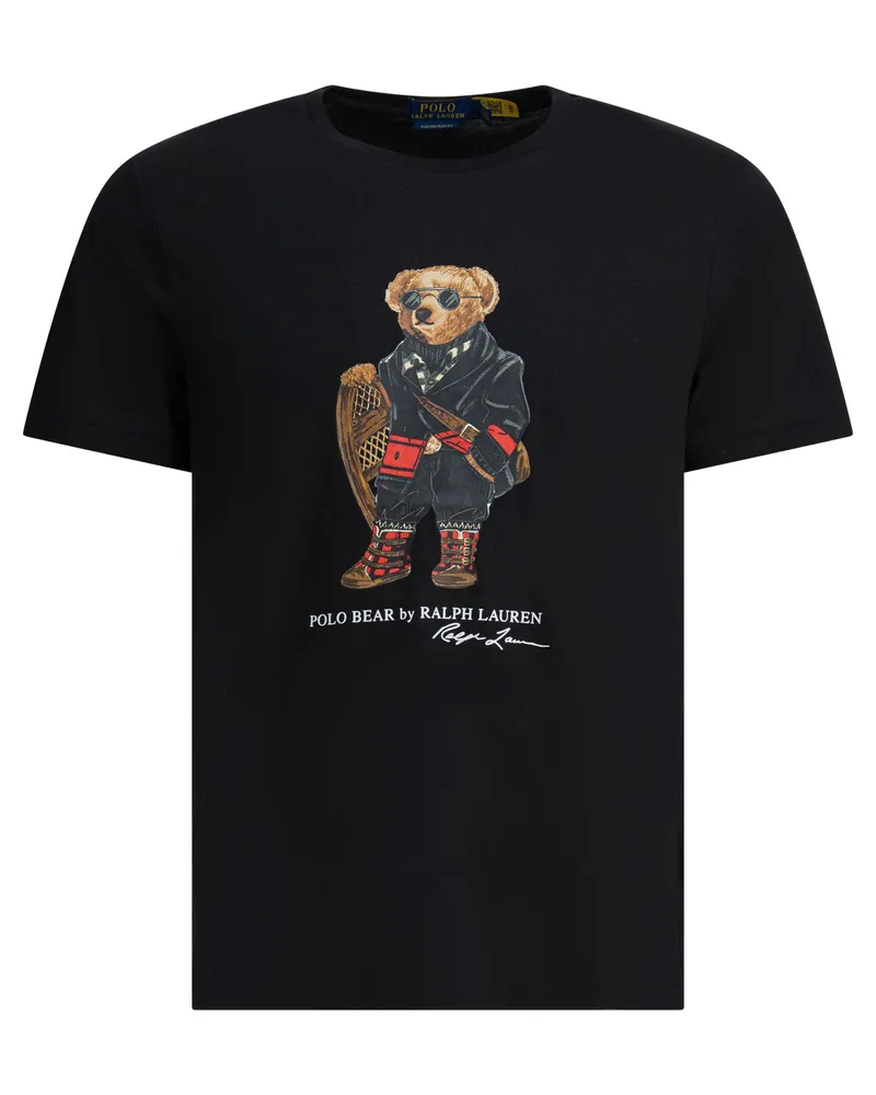 Ralph Lauren Polo Bear“ T-Shirt Black