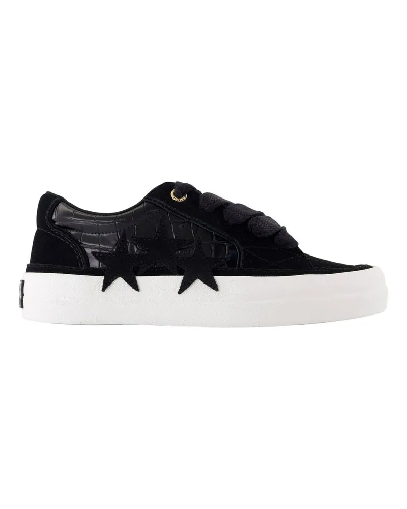Amiri Sonnenuntergang Skate -Sneaker  Leder schwarz Black