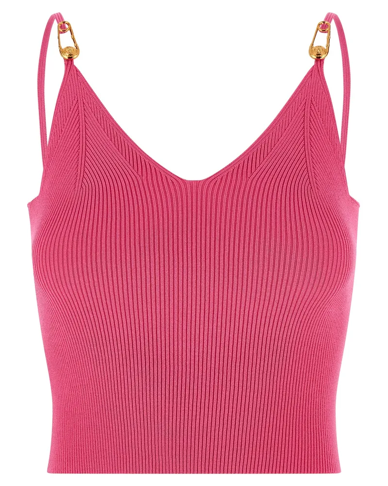 Versace Safety Pin' Top Fuchsia
