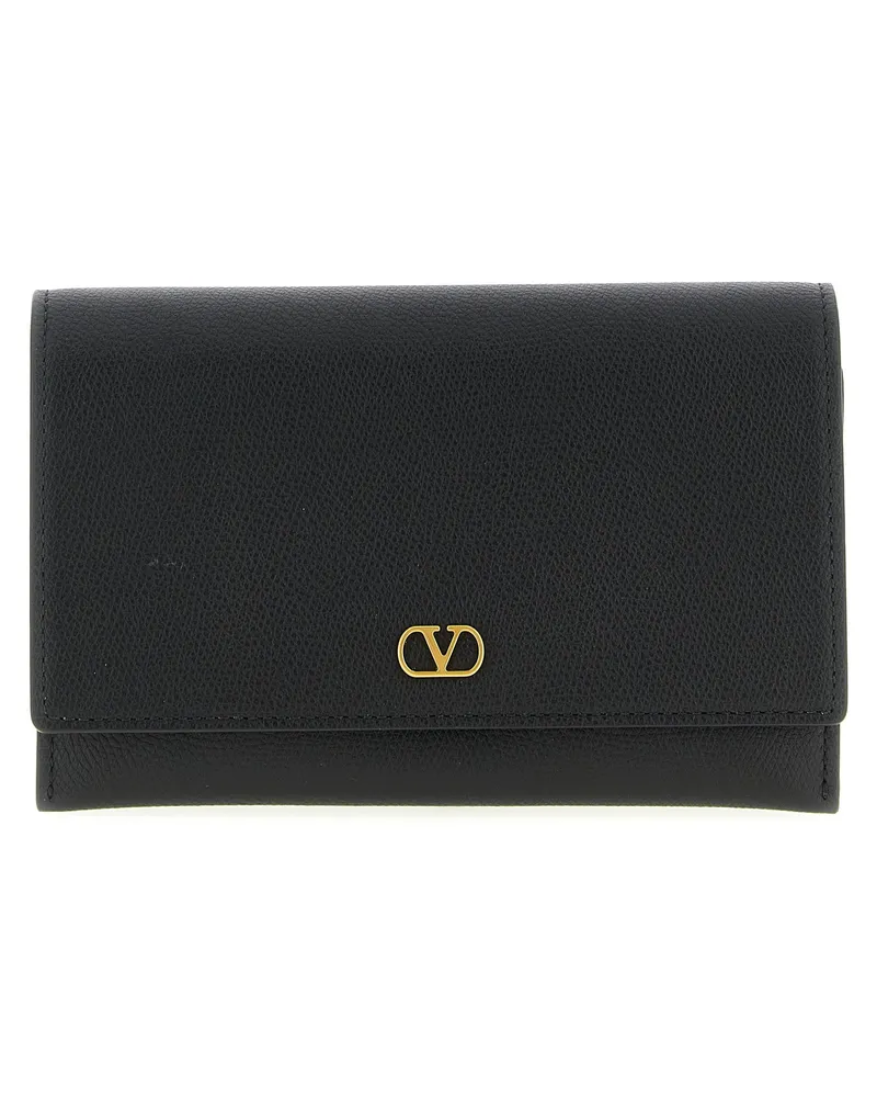 Valentino Garavani Geldbörse mit Kette Valentino Garavani V-Logo Black