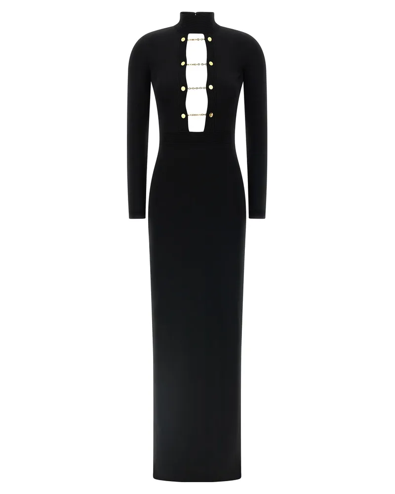 Elisabetta Franchi roter Teppich' Kleid Black