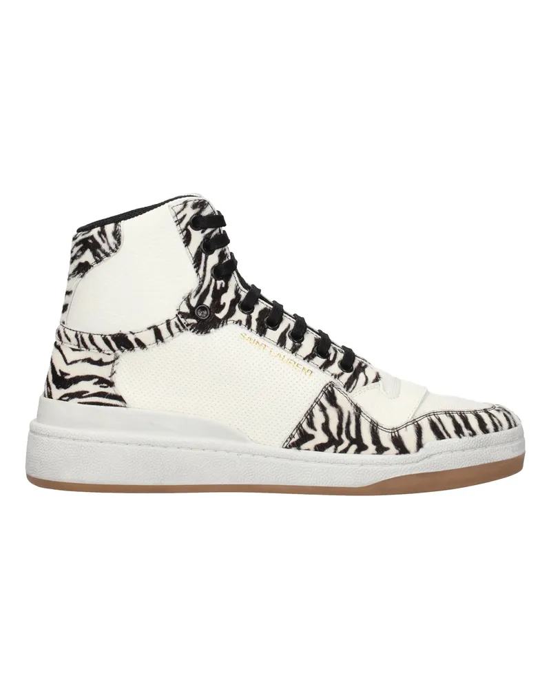 Saint Laurent Sneakers Herren Leder weiß -