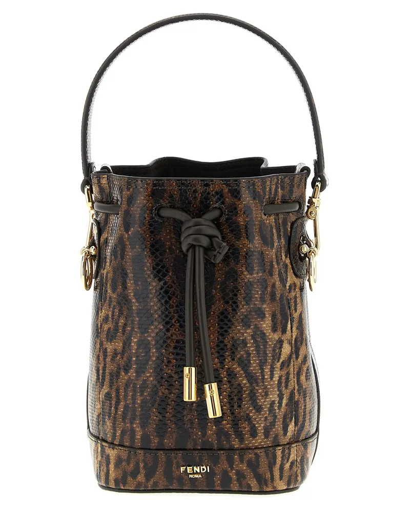 Fendi Mon Tresor“ Mini-Beuteltasche Brown