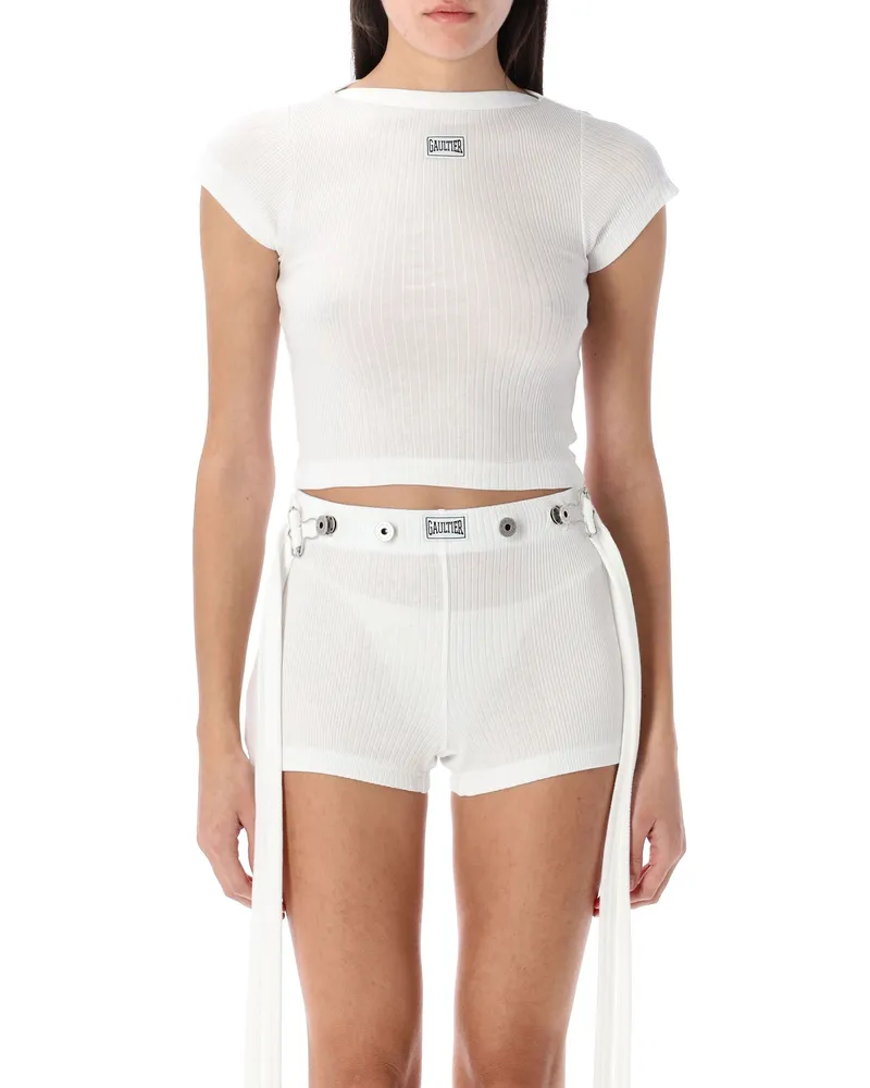 Jean Paul Gaultier T -Shirts und Polos White White