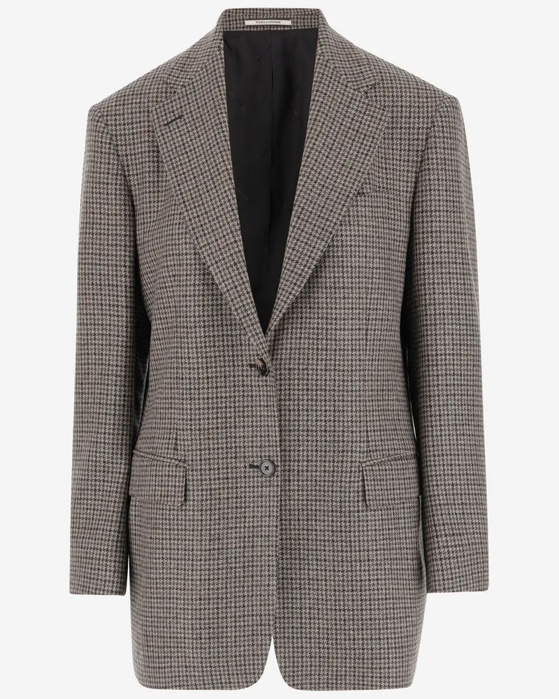 Tagliatore Single Breasted Wolljacke Red