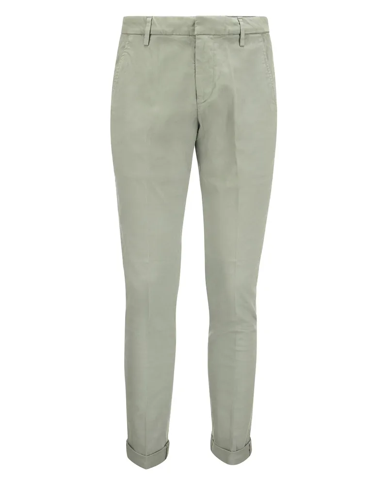 Dondup GAUBERT SLIM FIT GABARDINE HOSEER Grau