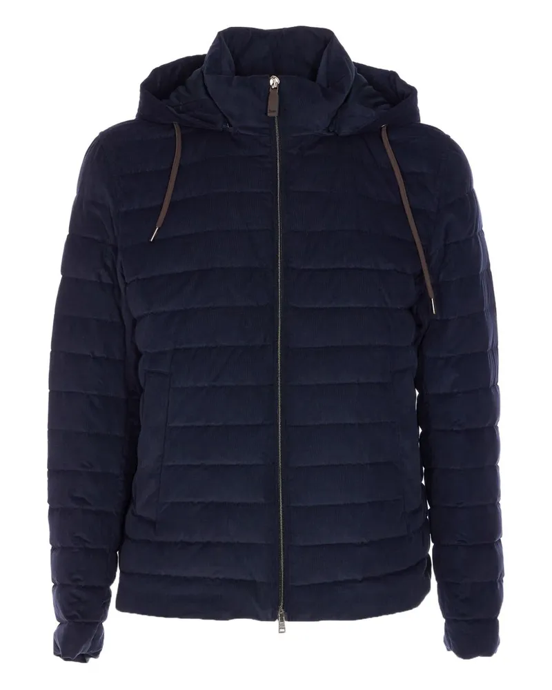 Herno Short Down Jacke Blue