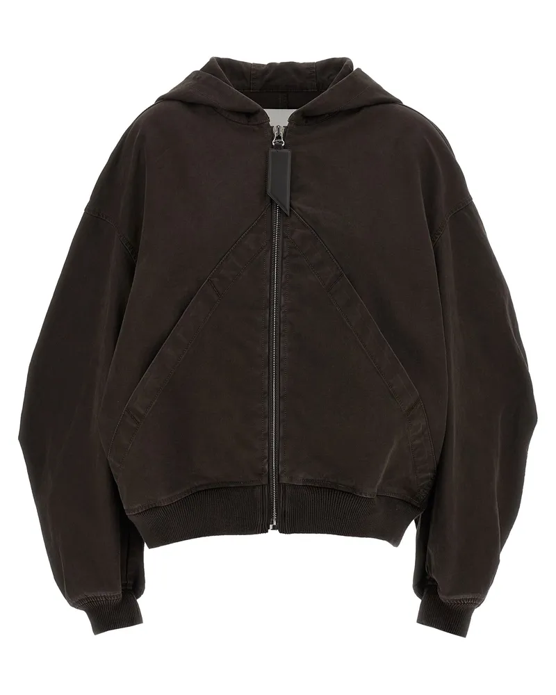 ATTICO Die Attico -Baumwollbomberjacke Brown