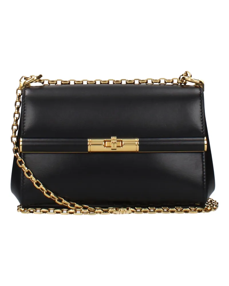 Dolce & Gabbana Dolce&Gabbana City Marlene Damens Umhängetasche aus schwarzem Leder -
