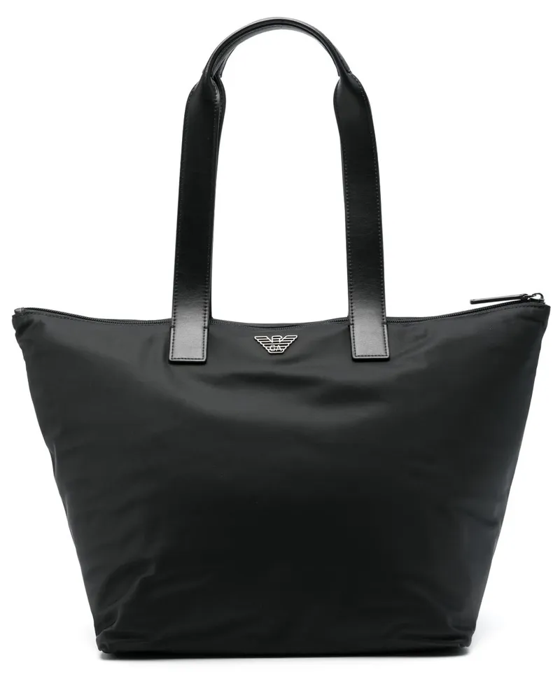Emporio Armani Nylon Tasche Black