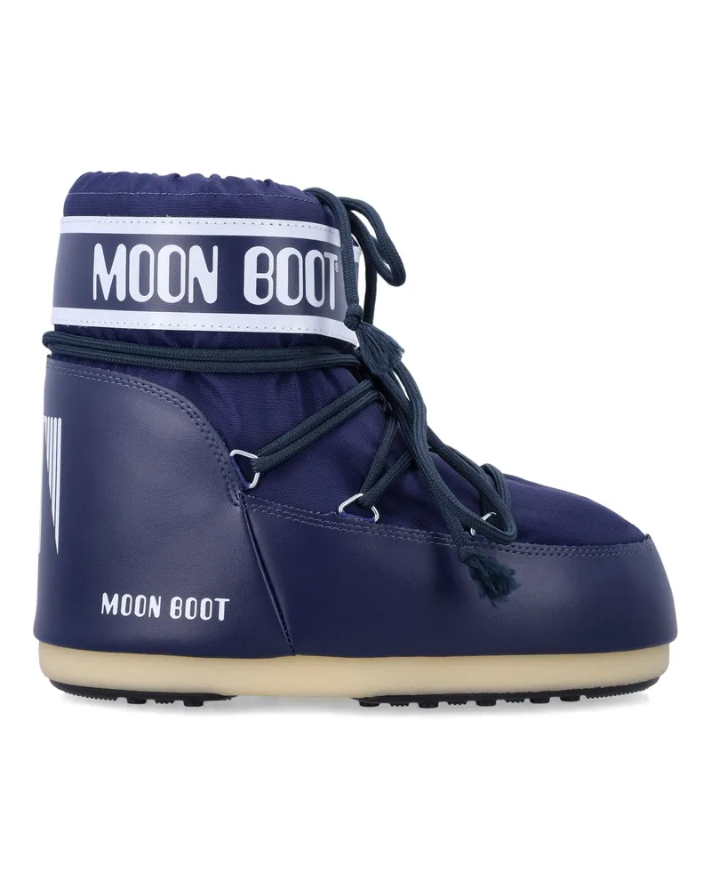 Moon Boot Flache -Schuhe Blue