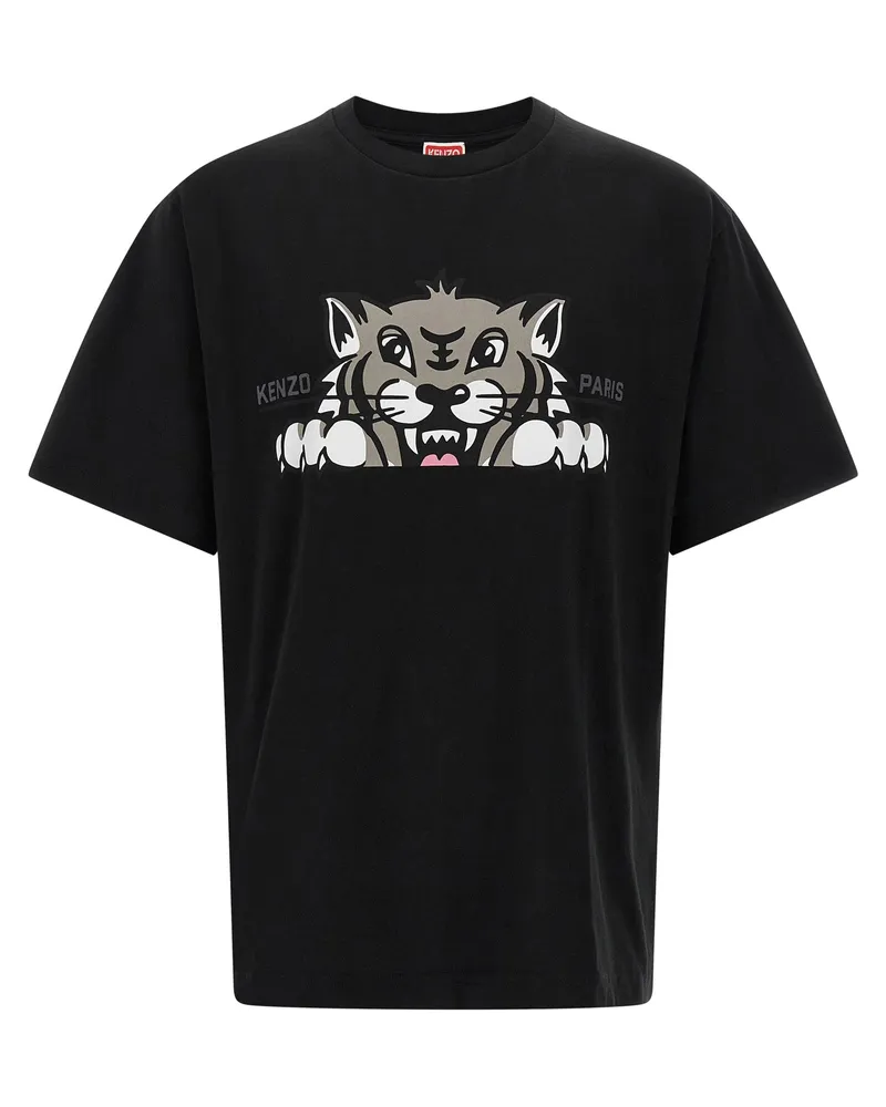 Kenzo bedrucktes T -Shirt Black