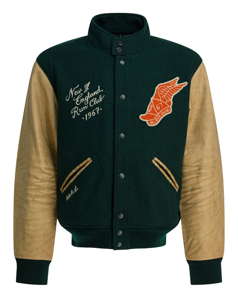 Ralph Lauren College“ Bomberjacke Green