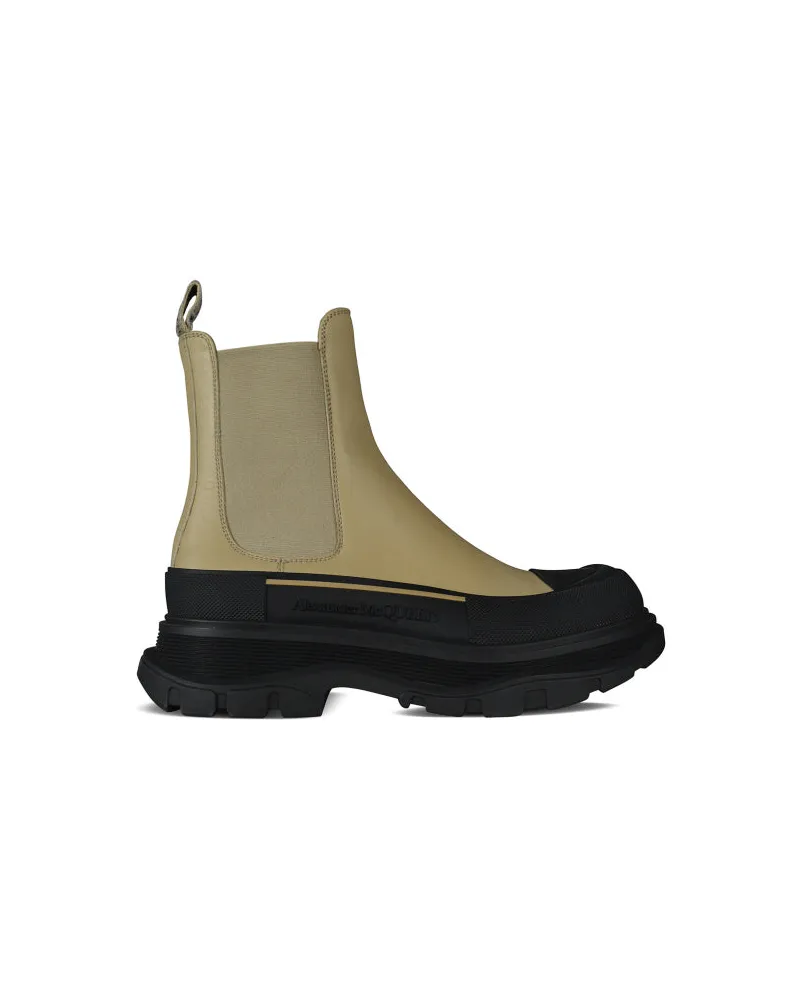 Alexander McQueen Alexander MC Queen treten Slick -Stiefel Nude