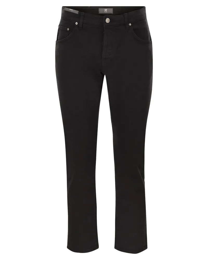 PT TORINO Rebel Carrot Fit Denim-Hose Black