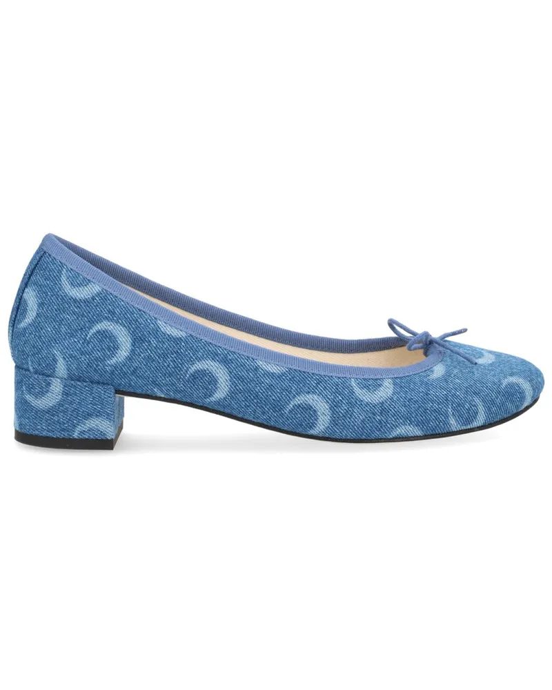 Marine Serre Ballerina "Camille" Marine Serre X Repetto Blue
