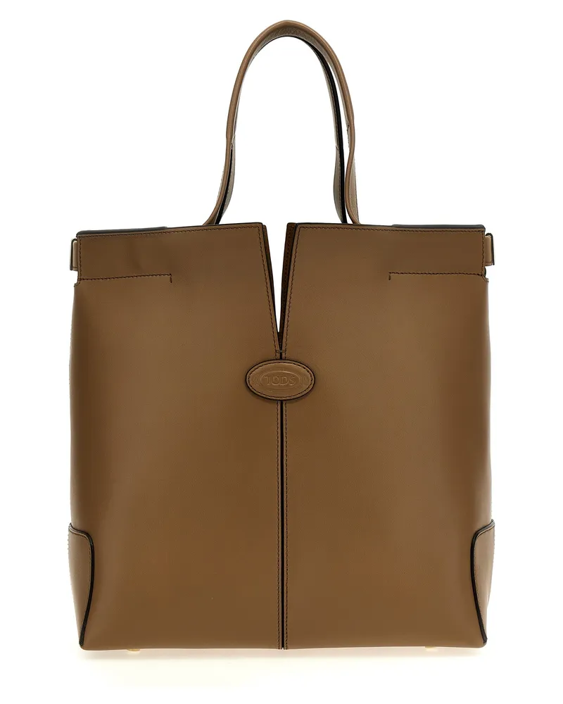 TOD'S Tod 's ' Di Bag Folio 'Einkaufstasche Beige