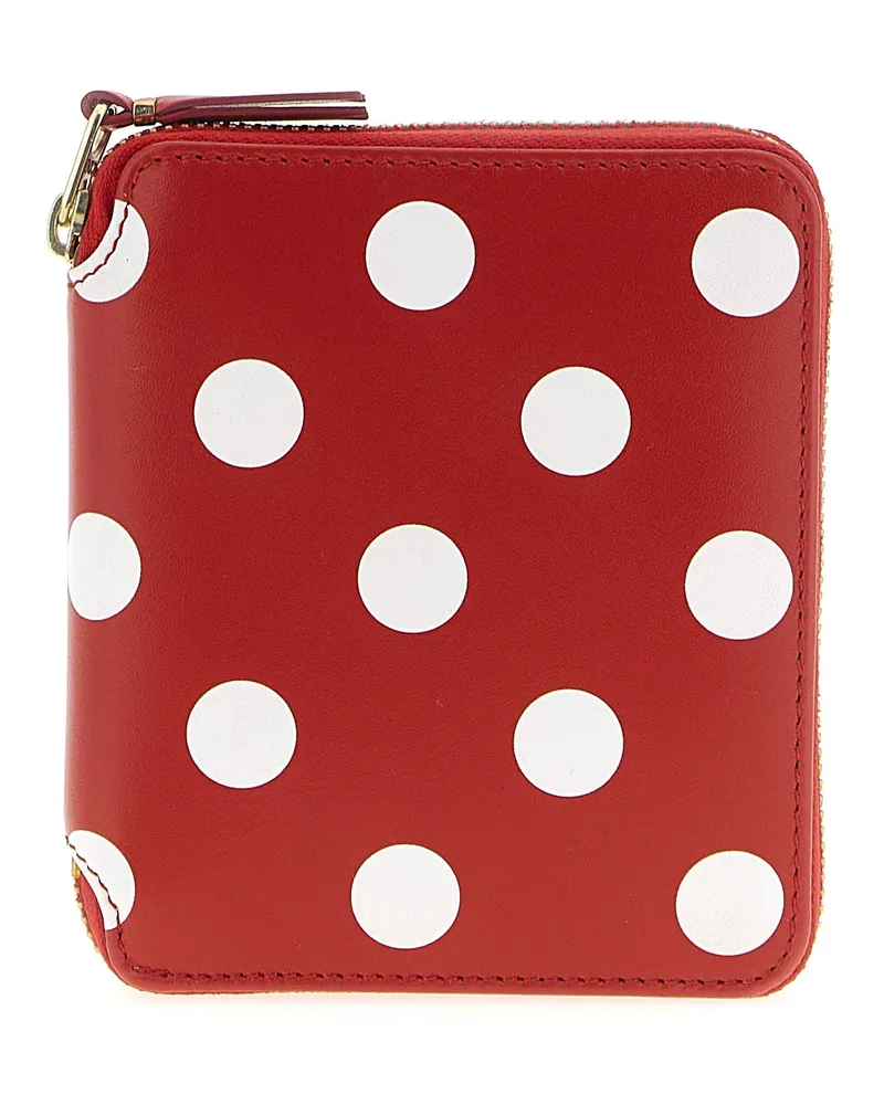 Comme des Garçons Comme Des Garçons Portemonnaie „Polka Dots Printed“ Portemonnaie Red