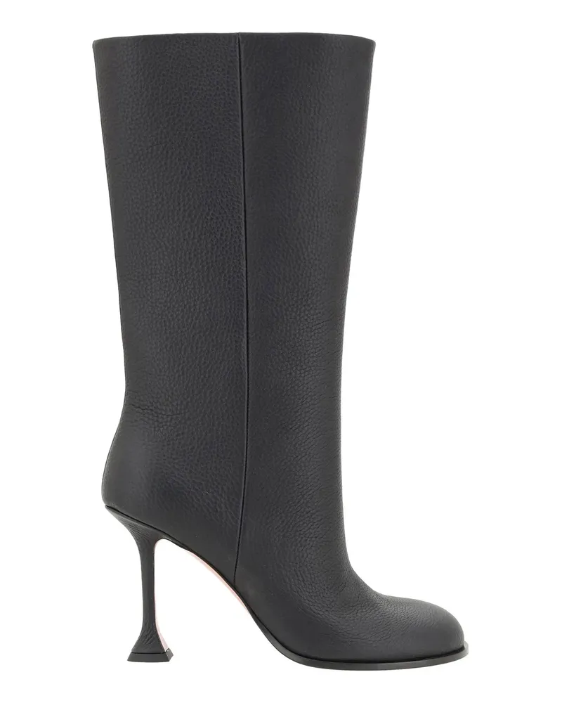 Amina Muaddi Amina mu i liya Stiefel Black