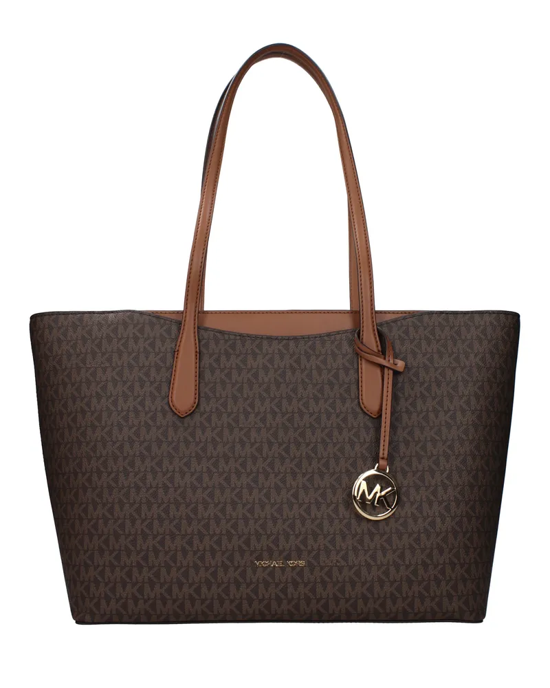 Michael Kors Arden Damens Umhängetasche Stoff Braun/Eichel -