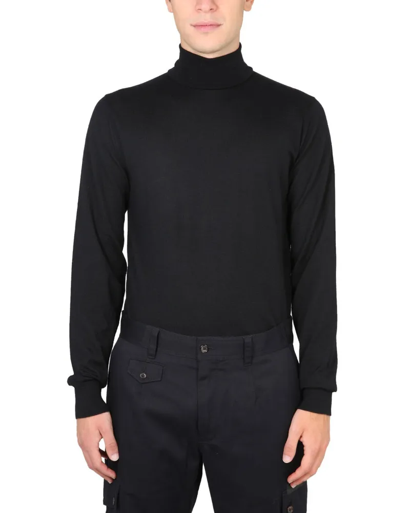Dolce & Gabbana Maglia A Collo Alto Black
