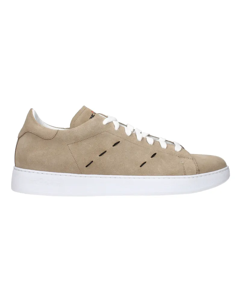 Kiton Herrens Wildleder-Sneaker Beige/Sand -