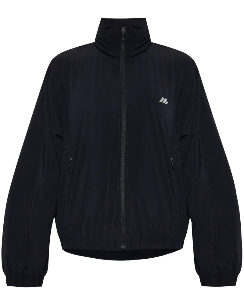 Balenciaga Shrunk Nylon Wind Breaker Black