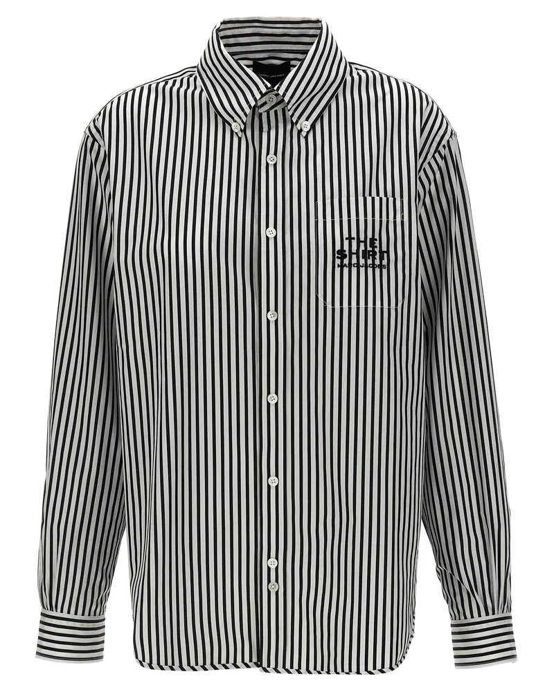 Marc Jacobs The Striped Shirt' Shirt White