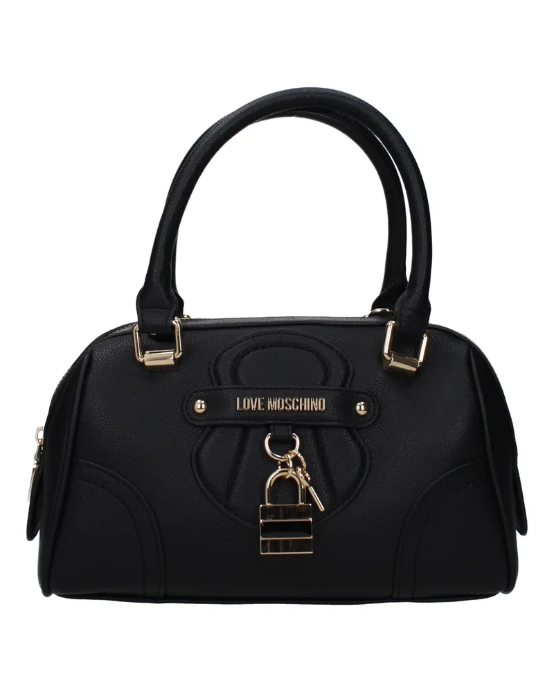 Moschino Damens Handtaschen Polyurethan Schwarz -