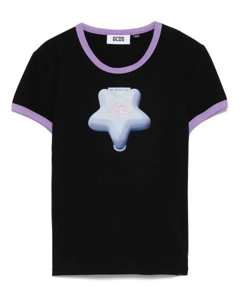 GCDS dehnen Baumwoll -T -Shirt 99