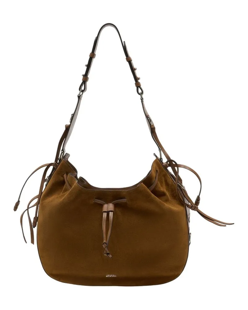 Isabel Marant Bolton Ga Umhängetasche  Leder Braun Braun