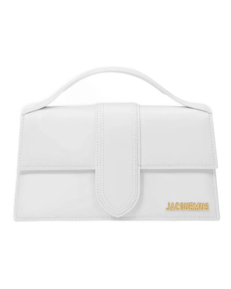 Jacquemus Le Grand Bambino Bag  Leder Weiß Weiß