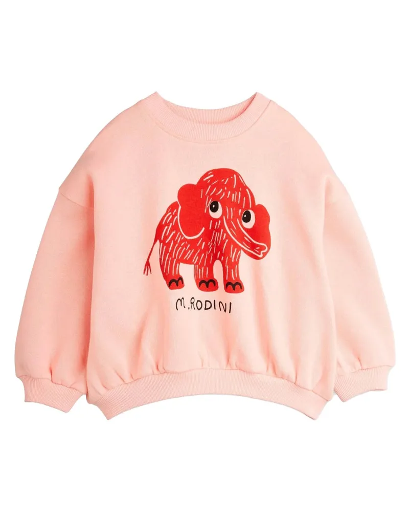 Mini Rodini Elefant" Sweatshirt Pink