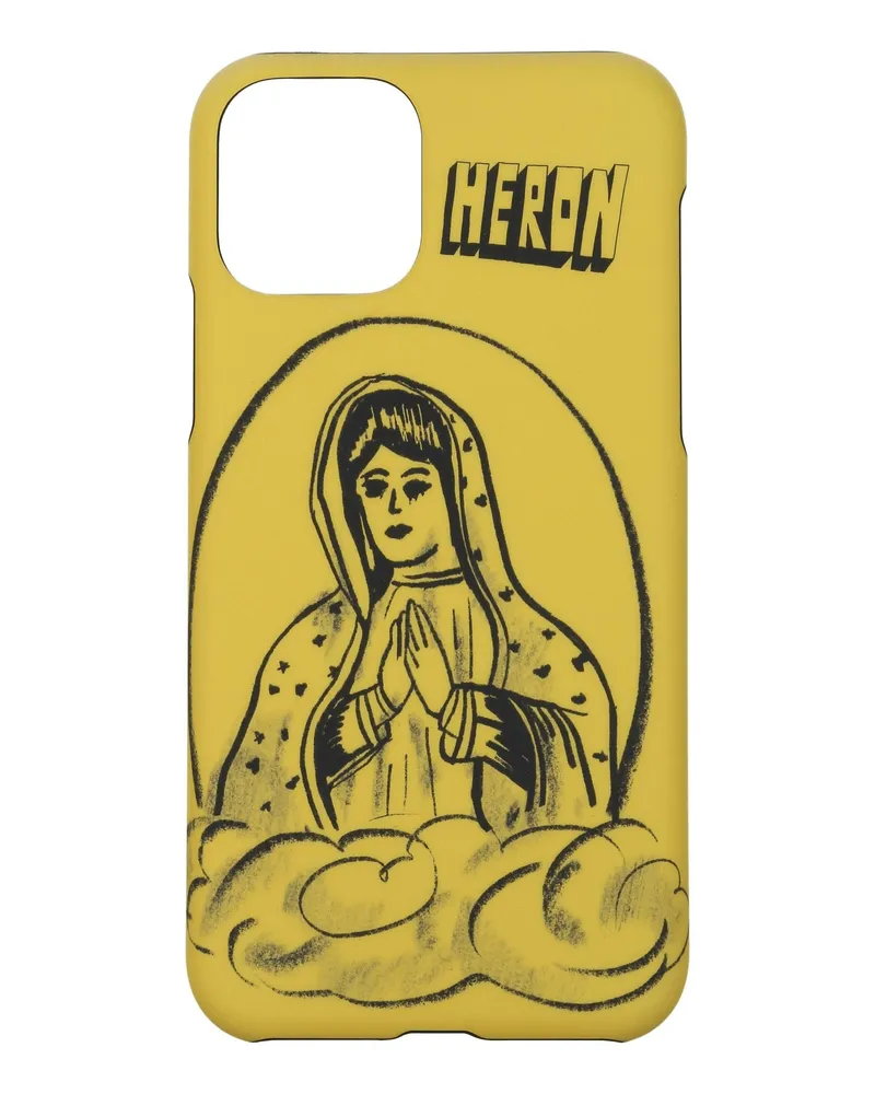 Heron Preston I Handyhülle I Phone 11 Pro Herren PVC Gelb/Senf -