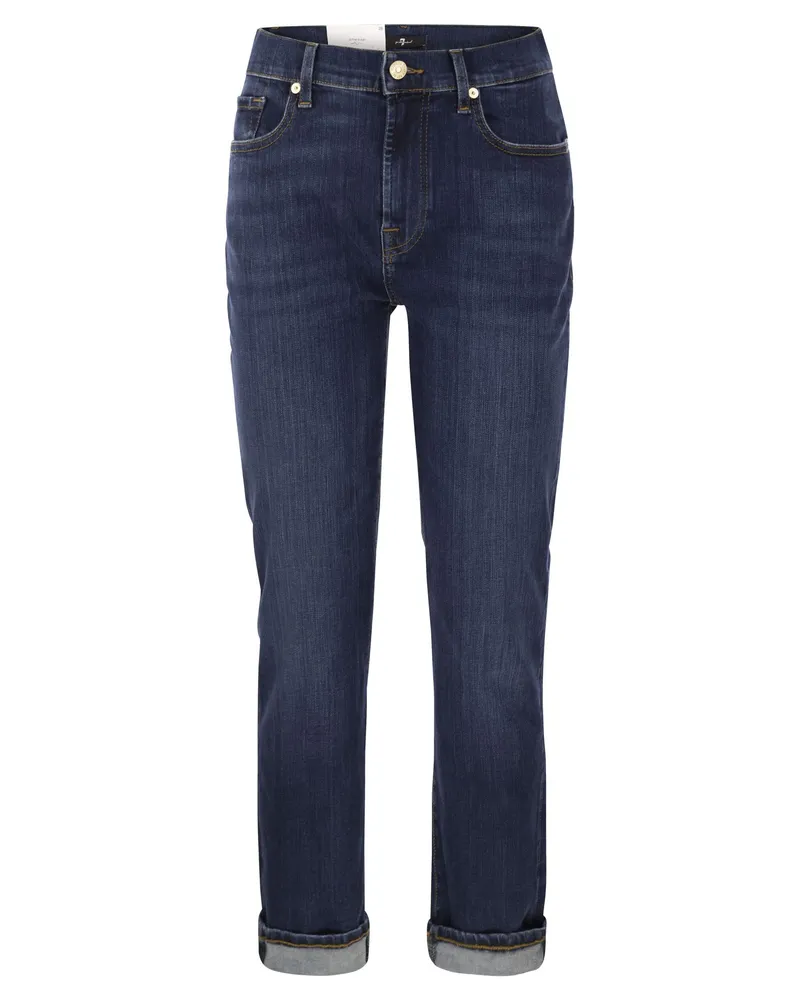 7 for all mankind 7 Für alle Menschfreund entspannte Röhrenjeans Dunkler