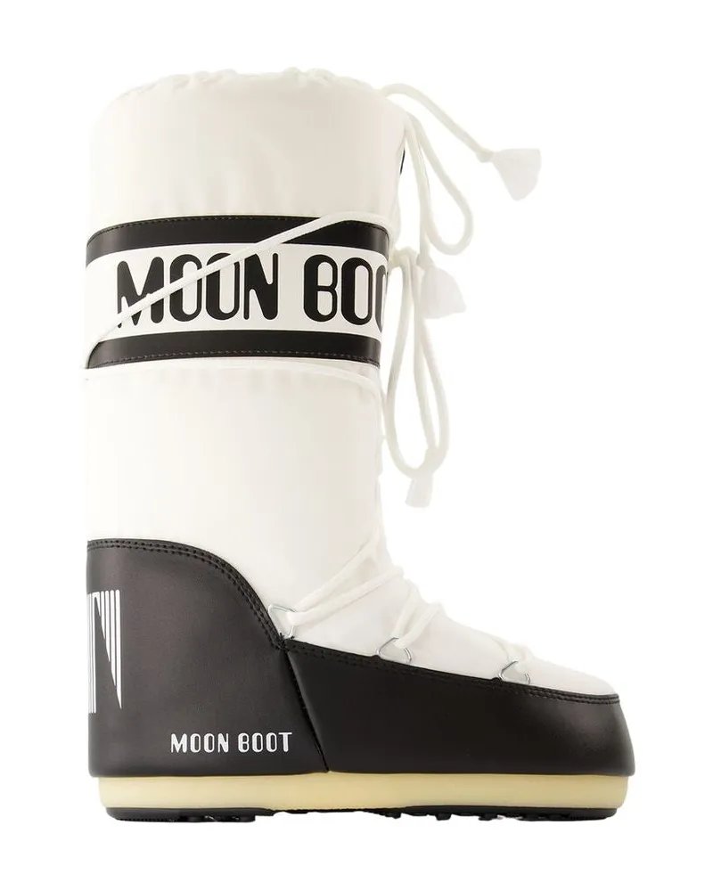Moon Boot Icon Boots  Synthetic Black/Weiß Black