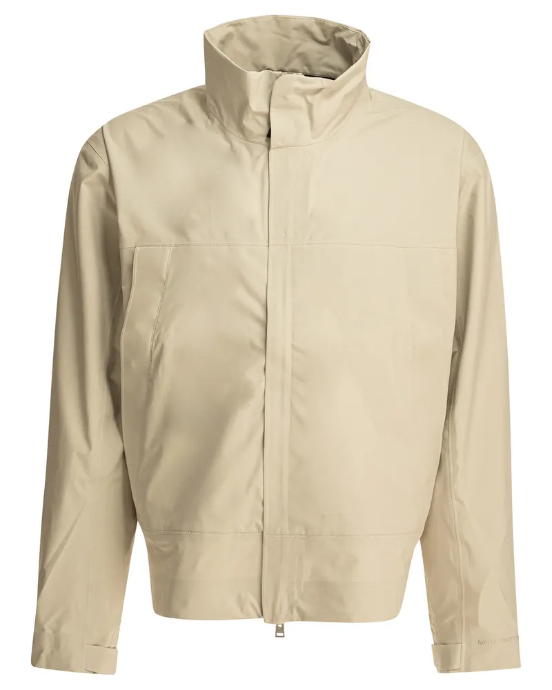 Norse Projects Nordprojekte 3 wasserdichte Standkragenjacke White