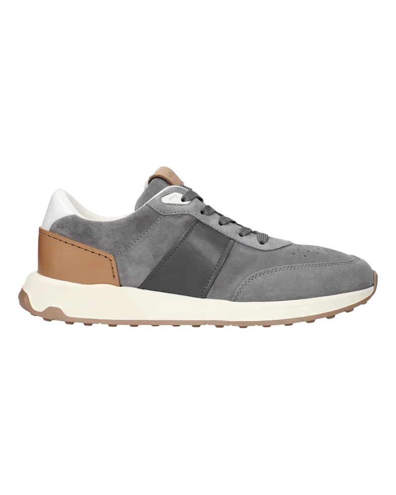 TOD'S Männer's Sneakers Wildleder Grau/Natur -