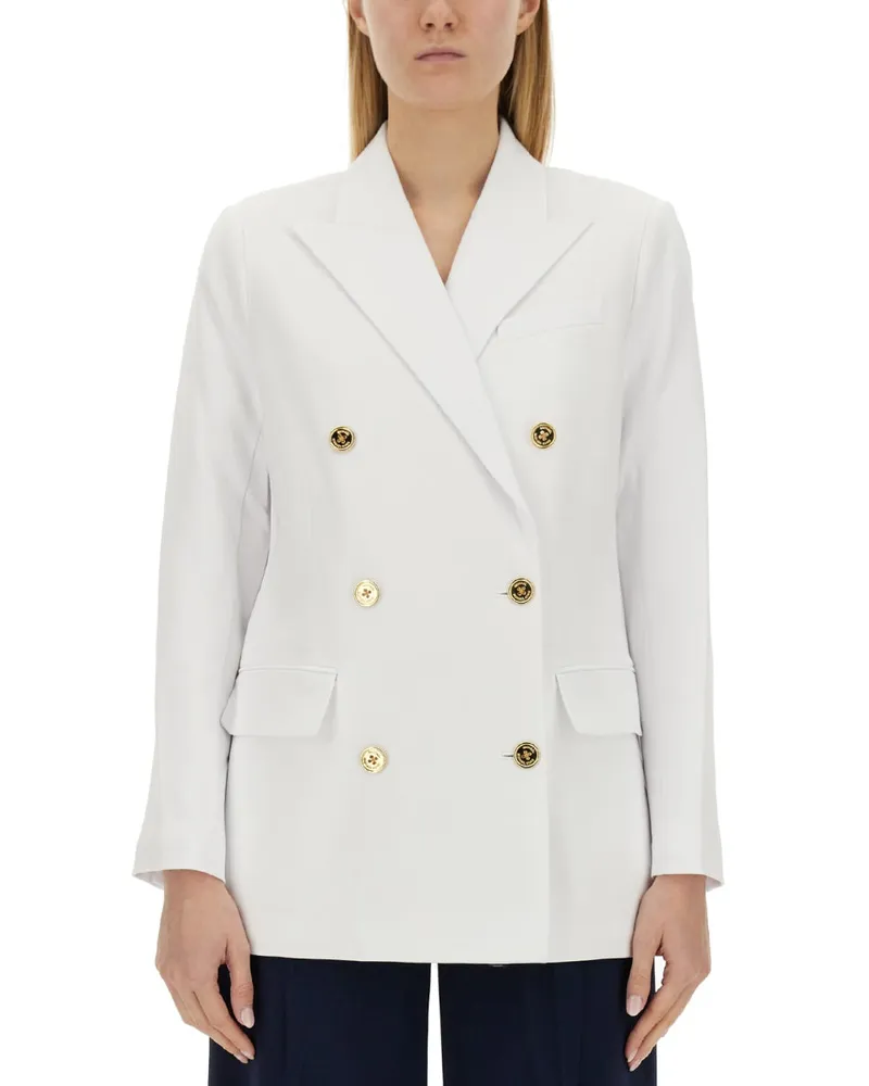 Michael Kors Michael von Michael Kors Double Breasted Jacke White