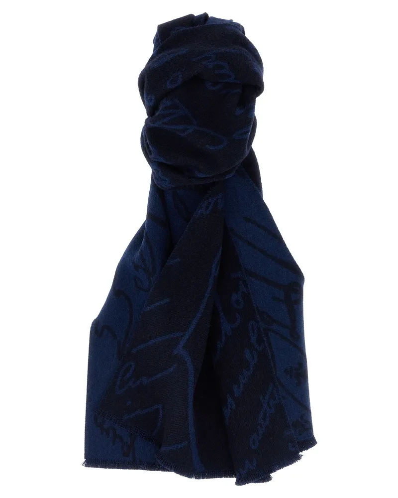 Berluti Schal „Scritto Blue