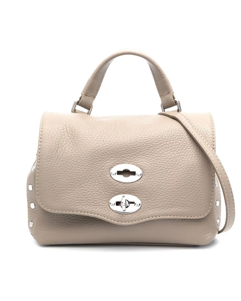Zanellato Postina Daily Baby-Lederhandtasche Grey