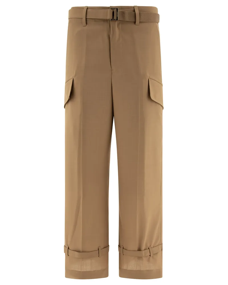 Sacai GURTED HOSEER Beige